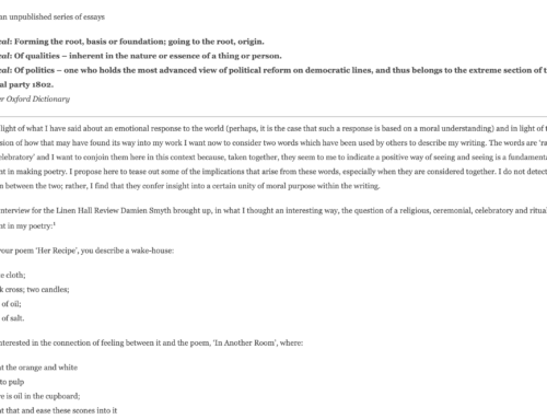 ‘The Radical and the Celebratory’